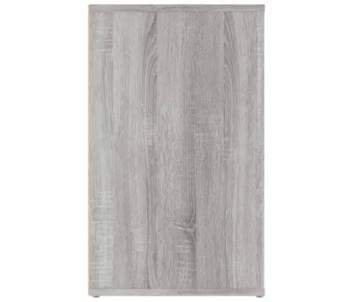 Naktinė Spintelė, Pilka Ąžuolo, 50X36X60cm Apdirbta Mediena