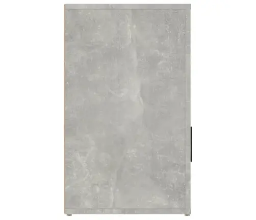 Naktsskapītis, Betona Pelēks, 50X36X60 Cm, Inženierijas Koks Vidaxl