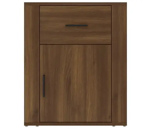 Naktsskapītis, Ozolkoka Krāsa, 50X36X60 Cm, Inženierijas Koks Vidaxl