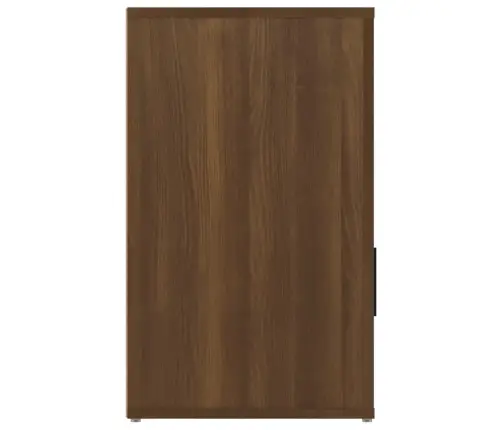 Naktsskapītis, Ozolkoka Krāsa, 50X36X60 Cm, Inženierijas Koks Vidaxl