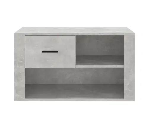 Spintelė Batams, Betono Pilka, 80X35X45cm Apdirbta Mediena