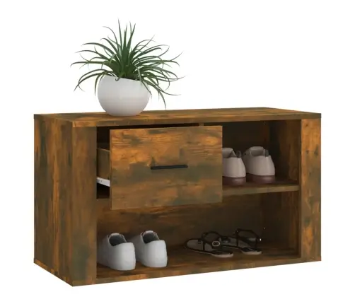 Spintelė Batams, Dūminio Ąžuolo, 80X35X45cm Apdirbta Mediena