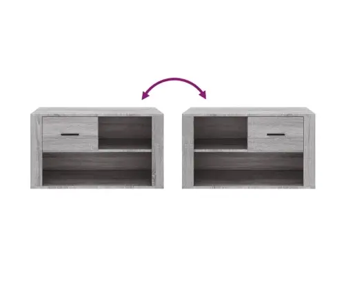 Kingakapp, Hall Sonoma Tamm, 80X35X45 cm Tehispuit