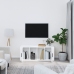 Tv Skapītis, Spīdīgi Balts, 100X35X40 Cm, Inženierijas Koks Vidaxl