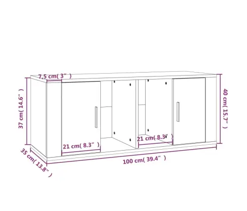 Telerikapp, Betoonhall, 100 X 35 X 40 cm Tehispuit Telerikapp, Betoonhall, 100 X 35 X 40 cm Tehispuit
