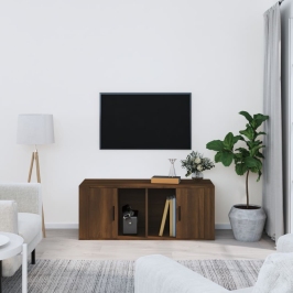 Tv Skapītis, Ozolkoka Krāsa, 100X35X40 Cm, Inženierijas Koks Vidaxl