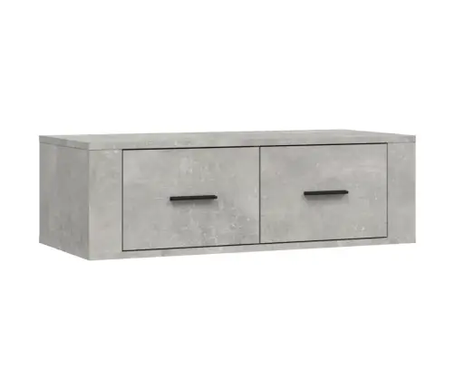 Piekarams Tv Skapītis, Pelēks, 80X36X25 Cm, Inženierijas Koks Vidaxl