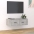 Piekarams Tv Skapītis, Pelēks, 80X36X25 Cm, Inženierijas Koks Vidaxl