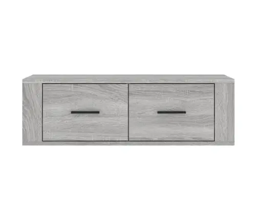 Pakabinama Tv Spintelė, Pilka Ąžuolo, 80X36X25cm Mediena