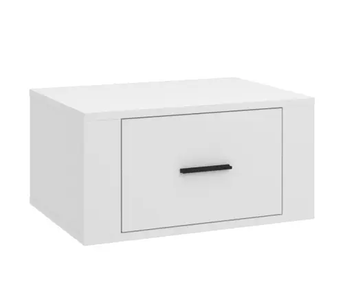 Sienas Naktsskapīši, 2 Gab., Balti, 50X36X25 Cm Vidaxl