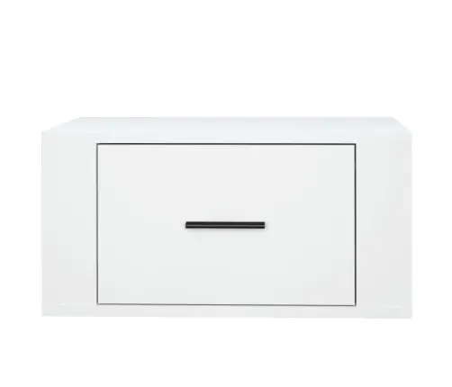 Sienas Naktsskapīši, 2 Gab., Balti, 50X36X25 Cm Vidaxl