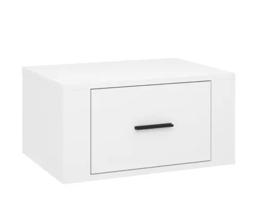 Sieninės Naktinės Spintelės, 2Vnt., Baltos, 50X36X25Cm