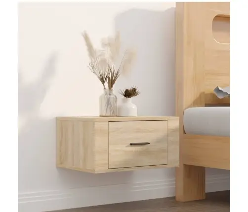 Sienas Naktsskapīši, 2 Gab., Ozolkoka Krāsa, 50X36X25 Cm Vidaxl