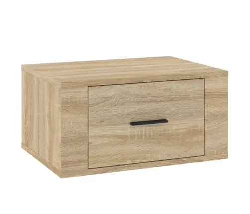 Sienas Naktsskapīši, 2 Gab., Ozolkoka Krāsa, 50X36X25 Cm Vidaxl