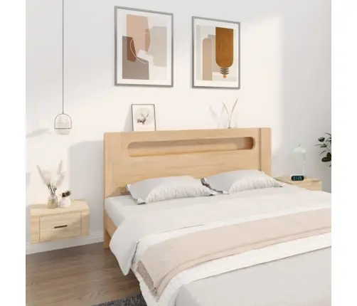 Sienas Naktsskapīši, 2 Gab., Ozolkoka Krāsa, 50X36X25 Cm Vidaxl