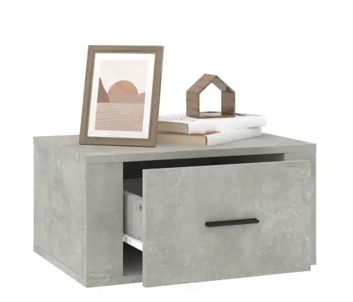 Sieninė Naktinė Spintelė, Betono Pilka, 50X36X25Cm