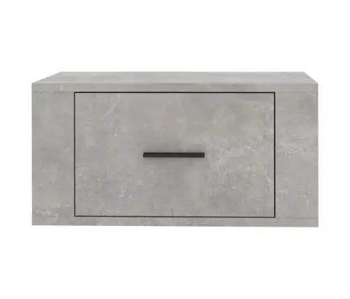 Sieninės Naktinės Spintelės, 2Vnt., Betono Pilkos, 50X36X25Cm