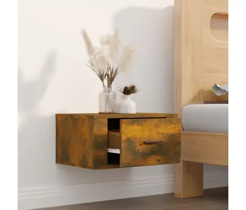 Sieninė Naktinė Spintelė, Dūminio Ąžuolo, 50X36X25Cm