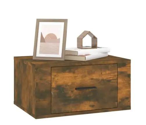 Sieninė Naktinė Spintelė, Dūminio Ąžuolo, 50X36X25Cm