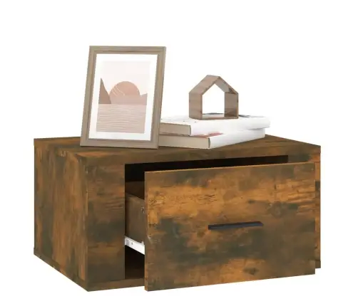 Sieninė Naktinė Spintelė, Dūminio Ąžuolo, 50X36X25Cm