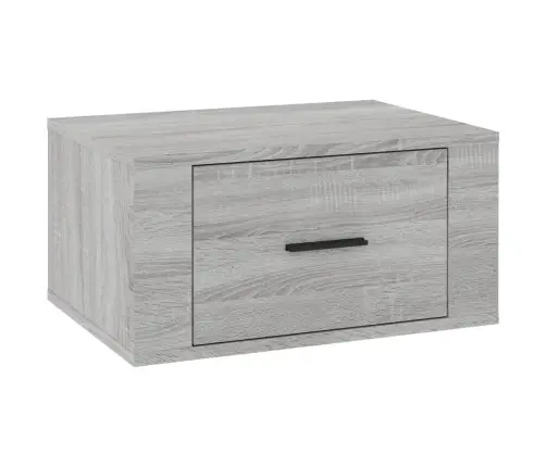 Sienas Naktsskapīši, 2 Gab., Pelēka Ozolkoka Krāsa, 50X36X25 Cm Vidaxl