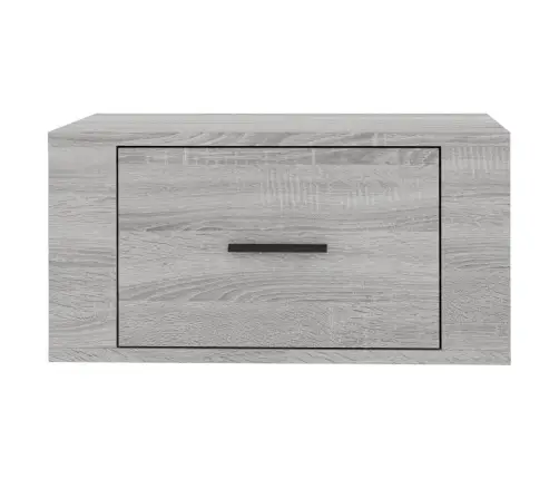 Sienas Naktsskapīši, 2 Gab., Pelēka Ozolkoka Krāsa, 50X36X25 Cm Vidaxl