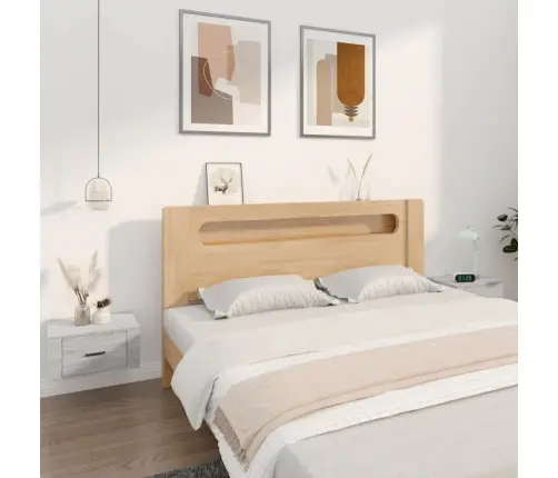 Sienas Naktsskapīši, 2 Gab., Pelēka Ozolkoka Krāsa, 50X36X25 Cm Vidaxl