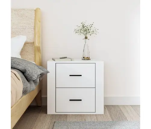 Seinale Kinnitatav Öökapp, Valge, 50 X 36 X 47 Cm