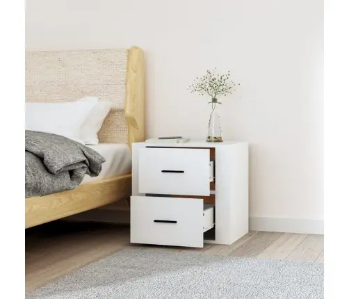 Seinale Kinnitatav Öökapp, Valge, 50 X 36 X 47 Cm