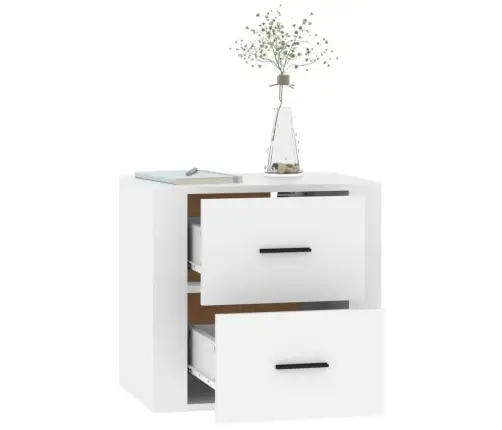 Seinale Kinnitatav Öökapp, Valge, 50 X 36 X 47 Cm