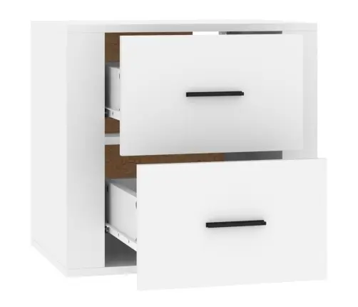 Seinale Kinnitatav Öökapp, Valge, 50 X 36 X 47 Cm