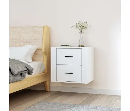 Seinale Kinnitatav Öökapp, Valge, 50 X 36 X 47 Cm