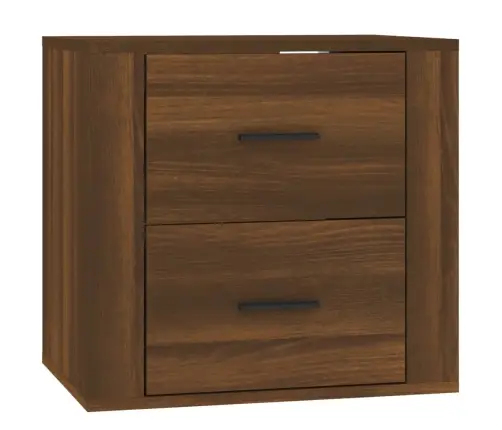 Sienas Naktsskapītis, Ozolkoka Krāsa, 50X36X47 Cm Vidaxl