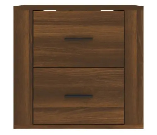 Sienas Naktsskapītis, Ozolkoka Krāsa, 50X36X47 Cm Vidaxl