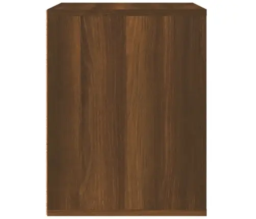 Sienas Naktsskapītis, Ozolkoka Krāsa, 50X36X47 Cm Vidaxl