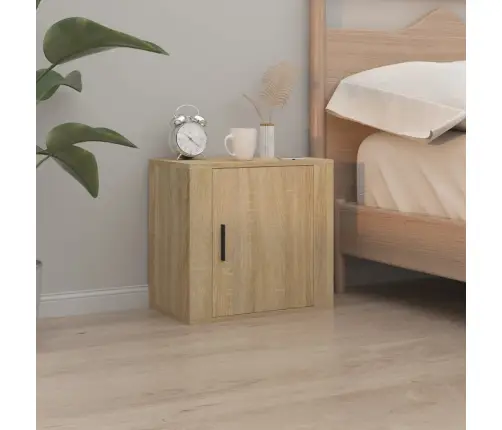 Prie Sienos Montuojama Naktinė Spintelė, Ąžuolo, 50X30X47Cm