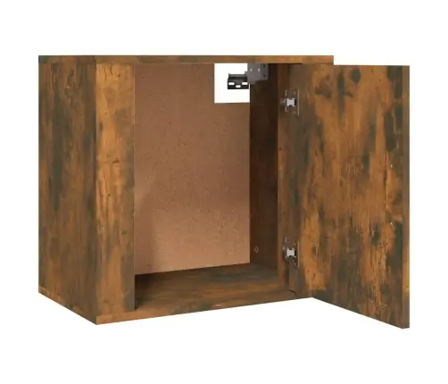 Sieninės Naktinės Spintelės, 2Vnt., Dūminio Ąžuolo, 50X30X47Cm