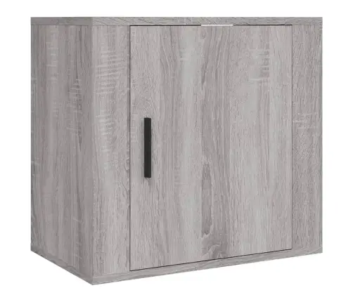 Sienas Naktsskapīši, 2 Gab., Pelēka Ozolkoka Krāsa, 50X30X47 Cm Vidaxl