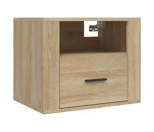 Sienas Naktsskapīši, 2 Gab., Ozolkoka Krāsa, 50X36X40 Cm Vidaxl