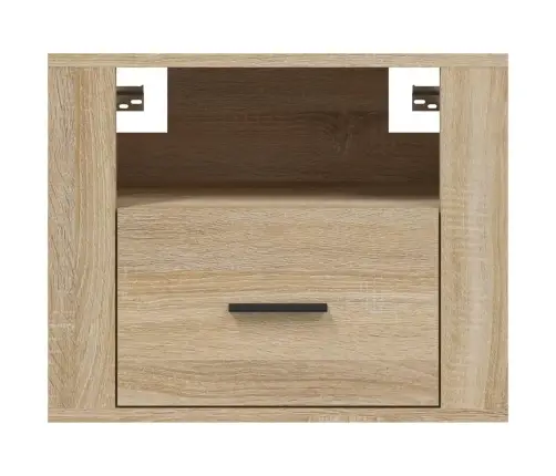 Sienas Naktsskapīši, 2 Gab., Ozolkoka Krāsa, 50X36X40 Cm Vidaxl