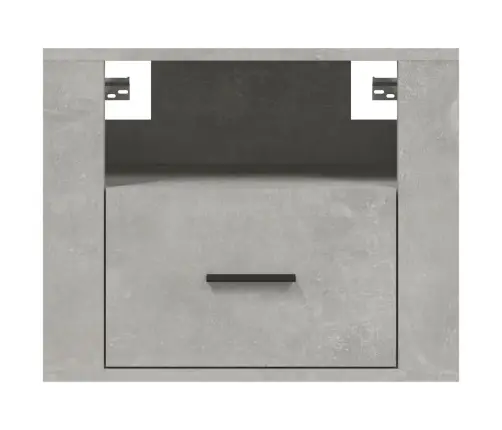 Sienas Naktsskapītis, Betona Pelēks, 50X36X40 Cm Vidaxl