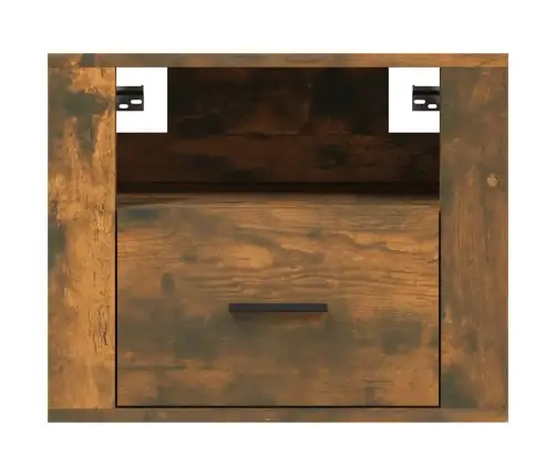 Sienas Naktsskapītis, Ozolkoka Krāsa, 50X36X40 Cm Vidaxl