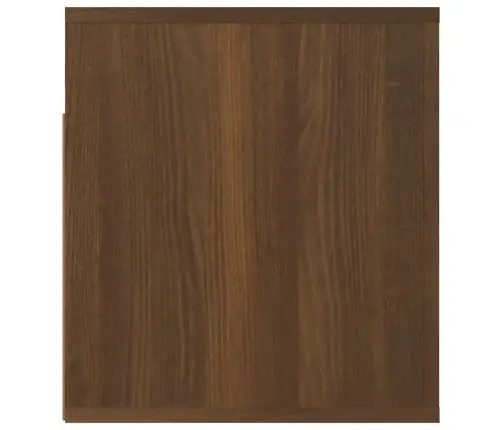 Sienas Naktsskapītis, Brūna Ozolkoka, 50X36X40 Cm Vidaxl
