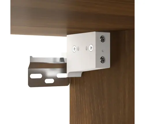 Seinale Kinnitatavad Öökapid 2 Tk, Pruun Tamm, 50X36X40 Cm