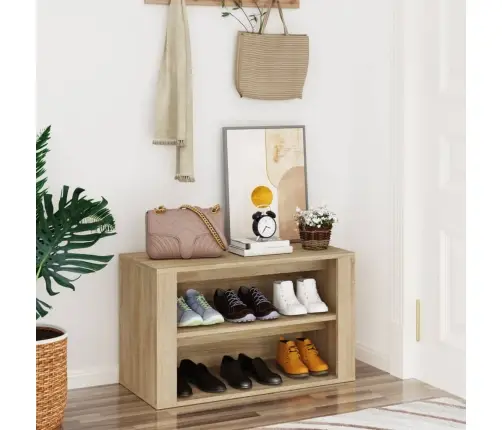 Lentyna Batams, Ąžuolo Spalvos, 75X35X45cm Apdirbta Mediena