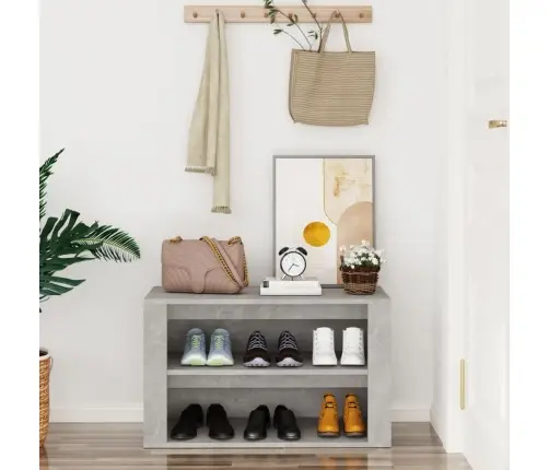 Lentyna Batams, Betono Pilka, 75X35X45cm Apdirbta Mediena