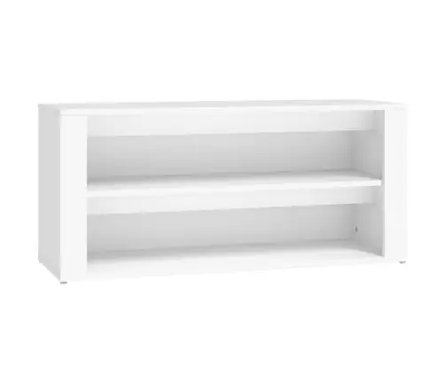 Apavu Plaukts, Balts, 100X35X45 Cm, Inženierijas Koks Vidaxl