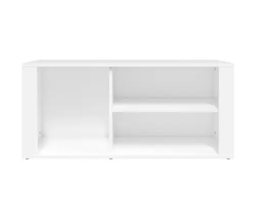 Jalatsikapp, Valge, 100 X 35 X 45 cm Tehispuit