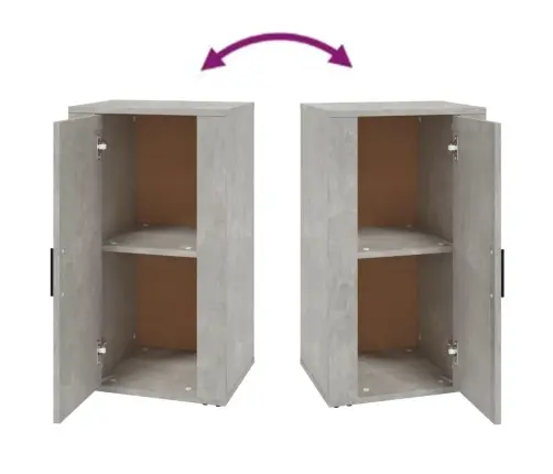 Puhvetkapp, Betoonhall, 40 X 33 X 70 cm Tehispuit