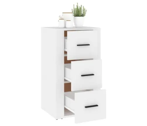 Puhvetkapp, Valge, 40 X 33 X 70 cm Tehispuit